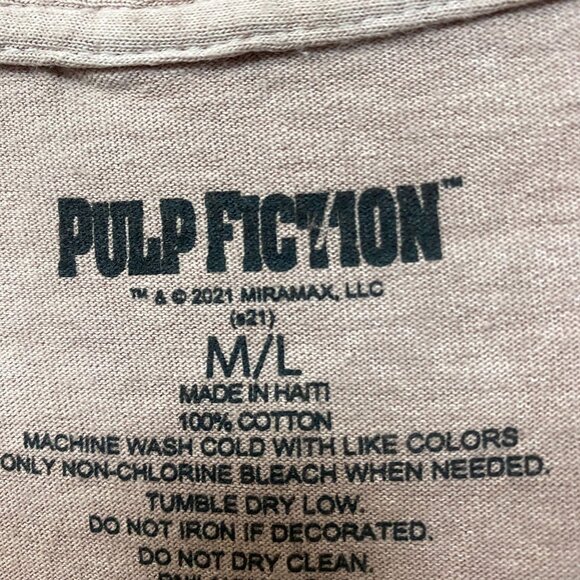 Pulp Fiction Vincent & Jules Quentin Tarantino Movie Tee Large - Picture 4 of 4